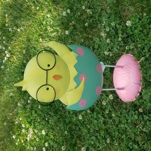 Spring Summer Easter Boy Chic Metal with Glasses 17 inches tall NWT